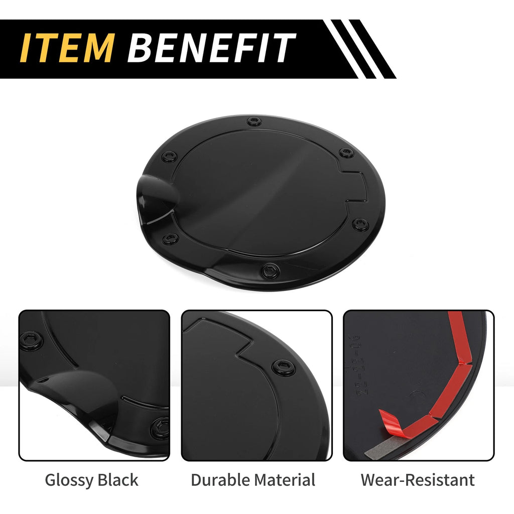 Fuel Tank Oil Gas Cap Cover Trim for Toyota Tundra (2022–2024)