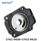 Water Pump Case & Sleeve Set for Suzuki Outboard DF25A DF30A (17411-94L00, 17413-94L10)