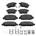 Front & Rear Ceramic Brake Pads Kit for Honda Accord (2013–2017) D1451