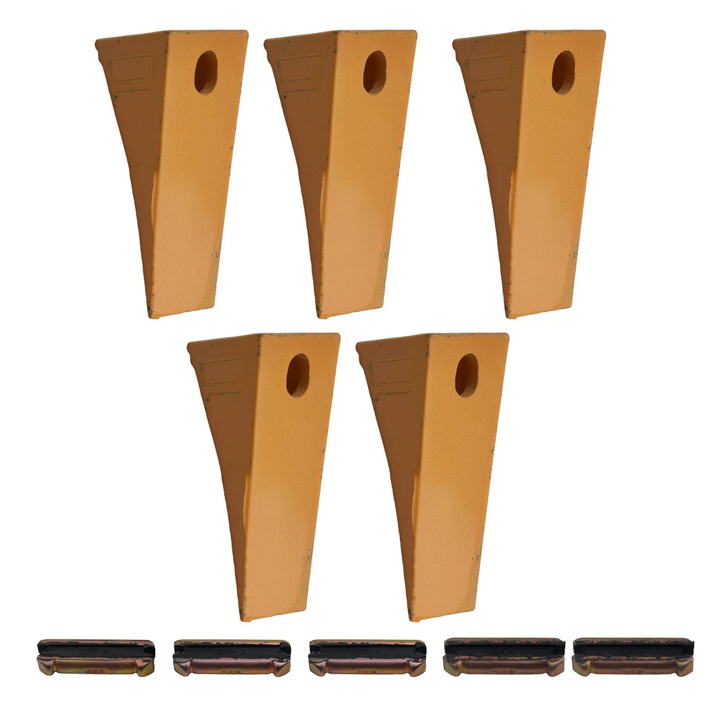 5 PCS Bucket Teeth for Bobcat Mini Excavators Skid Steers (6737326)