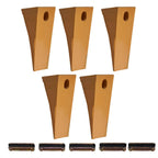 5 PCS Bucket Teeth for Bobcat Mini Excavators Skid Steers (6737326)