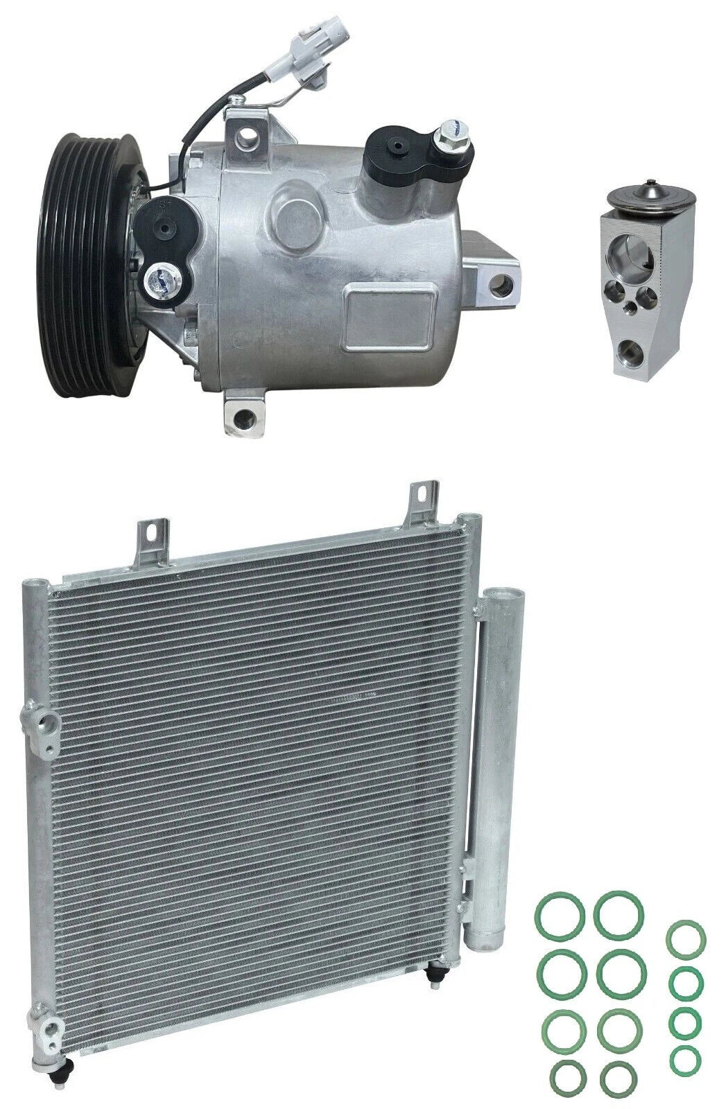 AC Compressor Kit With Condenser for Mitsubishi Mirage 1.2L (2014–2014)