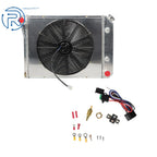 3 Row Aluminum Radiator Shroud Fan for Chevy Nova/El Camino (1968–1987)