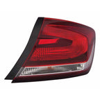Replacement Passenger Side Outer Tail Light Assembly for 2013-2015 Honda Civic