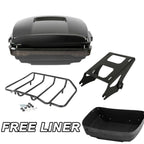 Trunk Mount Rack & LED Tail Light for Harley Touring (2014–2023)