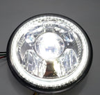 LED Projection Headlight 7 Inch Dual White Amber Halo for Universal (2005–2025)