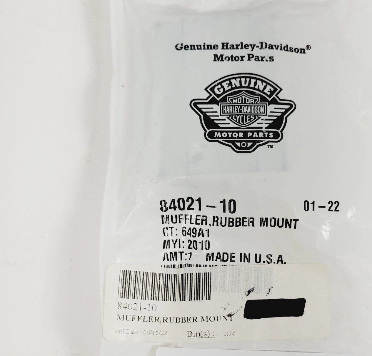 Muffler Rubber Mount for Harley-Davidson Tri Glide & Freewheeler (84021-10)