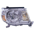 Replacement Clear Chrome Passenger Side Head Light Assembly-See Compatible Chart