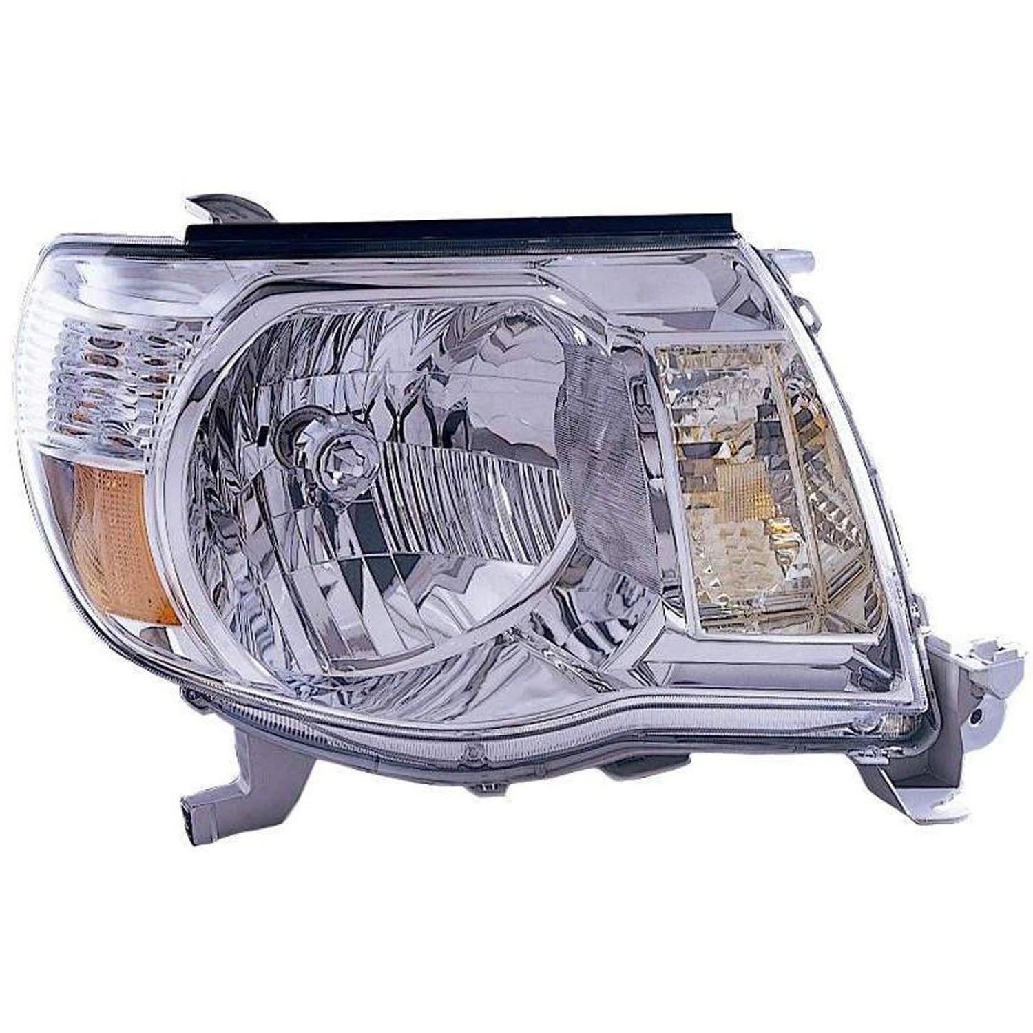 Replacement Clear Chrome Passenger Side Head Light Assembly-See Compatible Chart