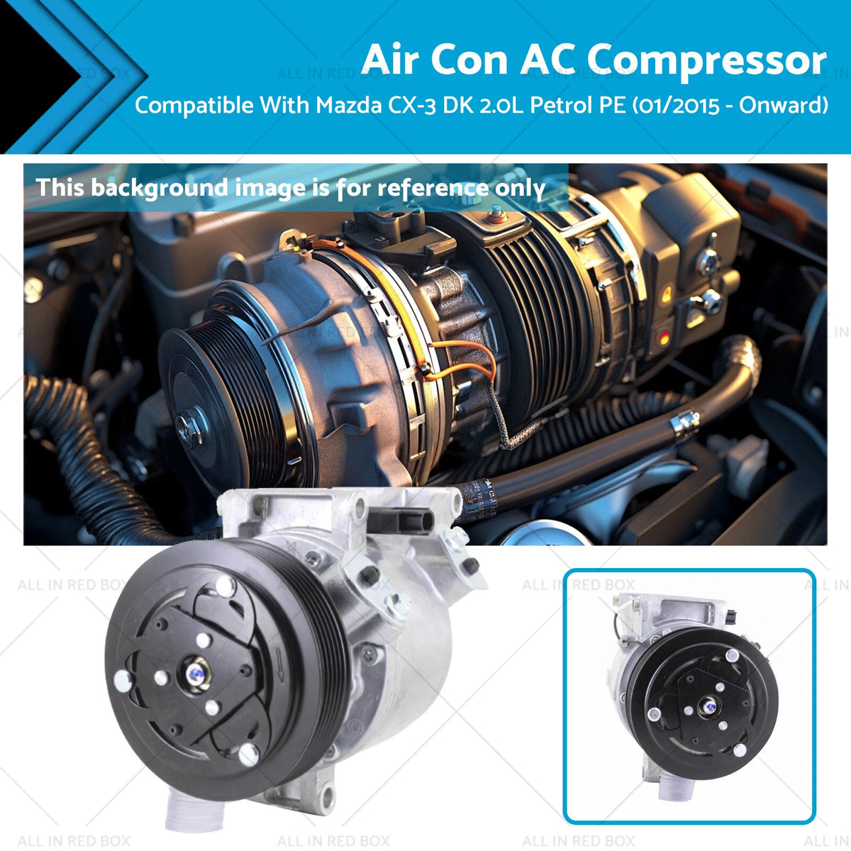 AC Compressor for Mazda CX-3 DK 2.0L Petrol (2015–Present)