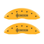 Caliper Covers Front Yellow Lincoln Star Logo for 2016–2018 Lincoln MKX