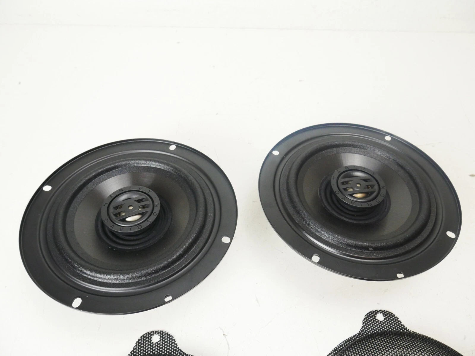Set of 2 Front Fairing & Rear Tour Pak Speakers & Grills for Harley Touring (2014–2021)