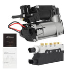 Air Suspension Compressor + Valve Block Bracket for Mercedes W220 (1999–2006)