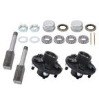 Set of 2 Trailer Hub Kits for 5 on 4.5" Wheels (Fits Various Models)