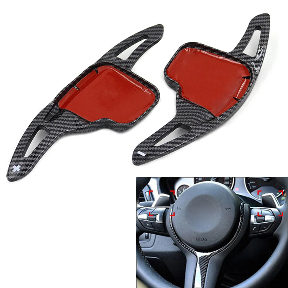 2Pcs Steering Wheel Shift Paddle Extension for BMW 1 2 3 4 5 6 7 Series X1 X4 Z4 (2011–2023)