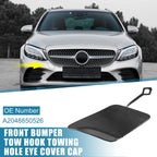 Front Bumper Tow Hook Cover for Mercedes-Benz C250 (2012-2014) Black
