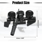 Front Left Headlight Washer Nozzle for BMW M3 (2001–2006) No. 61674290867, 716058125731