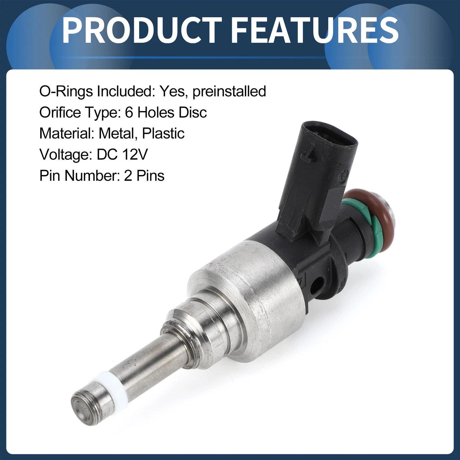 Fuel Injector No. 06E906036AC for Audi Q7 3.0 TFSI quattro (2010–2015)