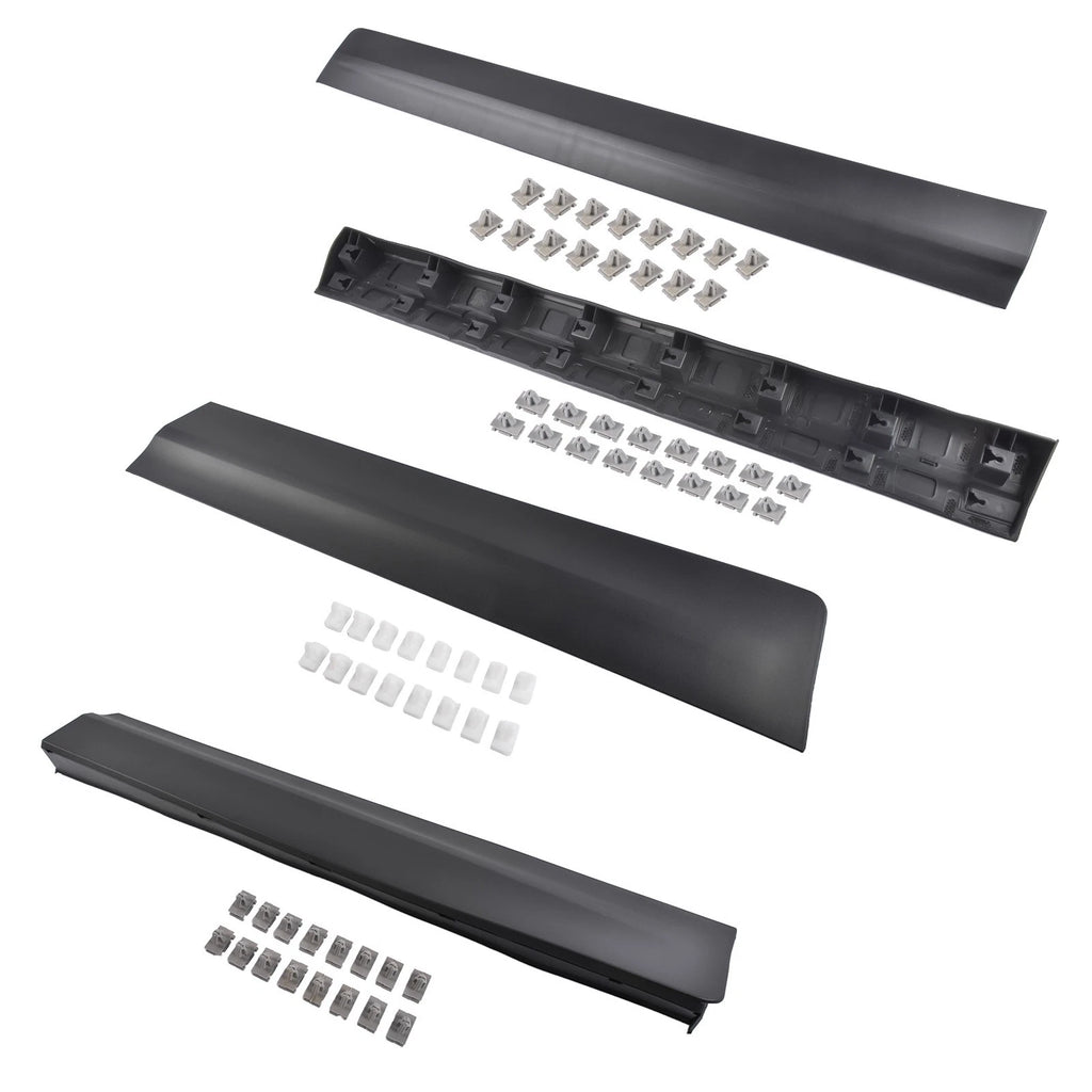 Set of 4 Lower Door Trim Molding for Cadillac XT5 (2017–2025) Black