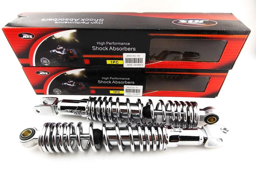 317mm Chrome Rear Shock Absorbers for Honda CL450