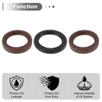Set of 2 Rear Crankshaft Oil Seals for Toyota Avalon (1995–2004) 9031138034/9031140022