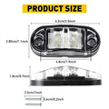 10X 12V White LED Clearance Marker Lights for Truck RV Trailer