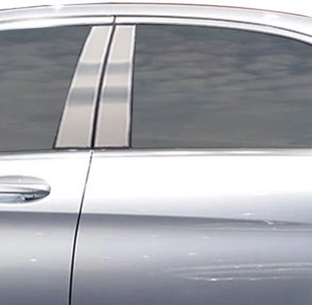 Stainless Steel Pillar Post Trim Kit for Mercedes C300 C400 (2015–2021)