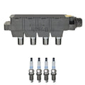 Set of 5 Ignition Coil & Spark Plug Kit for Audi A4 (1996–2001) & BMW E36 (1992–1999)