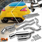 Dual 4.5" Rolled Tip Catback Exhaust System for Nissan 370Z Z34 (2009–2019)