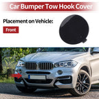 Front Bumper Tow Hook Cover for BMW X6 F16 M (2015 - 2019) Black