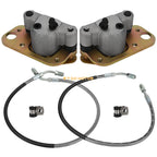 Front Brake Calipers & Hose Lines for Polaris Scrambler 400 500 (1998–2000)
