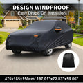 Waterproof Car Cover with Driver Door Zipper for Subaru Forester 