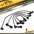 5x Spark Plug Wire Sets for Toyota Corolla and Geo Prizm (1990–1992)