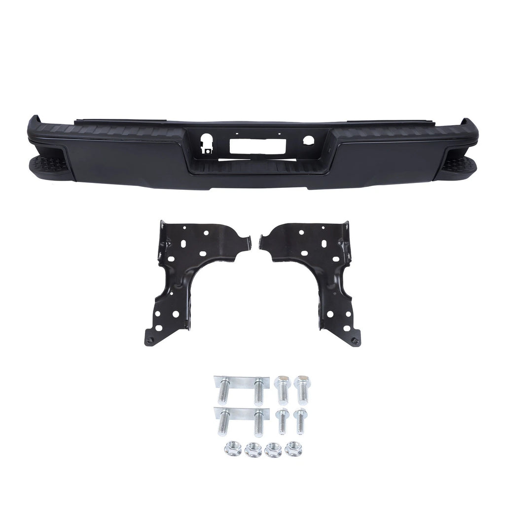 Steel Rear Step Bumper for Chevy Silverado/GMC Sierra 1500 (2014–2018)