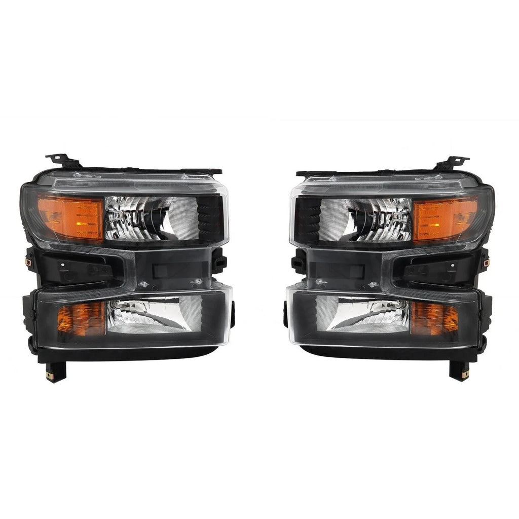 Headlight Assembly for Chevy Silverado 1500 (2019-2021) Halogen Clear