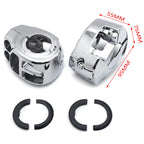 Chrome Switch Housing Cover Kit for Harley Touring Trike Street Glide (2014–2016)