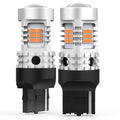 Set of 2 AUX Amber LED Front Turn Signal Light Bulbs for Various Models