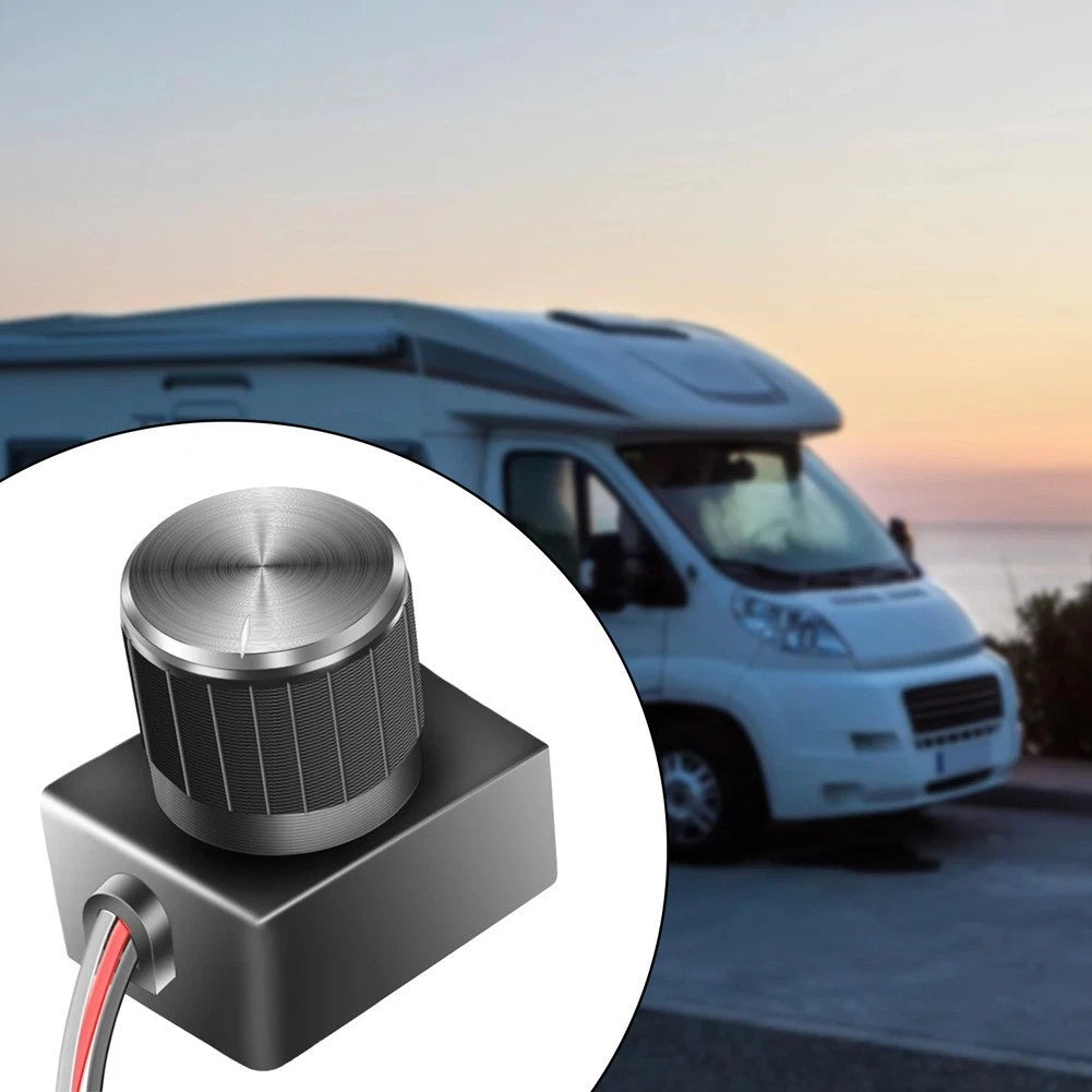 Rotary Dimmer for RV Boat Truck Trailer LED Lights (12V 24V)