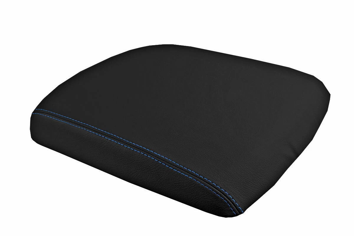 Armrest Cover for Dodge Ram (2009–2016) - Leather, Blue Stitch