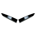 Gloss Black Front Bumper Side Spoiler Lip for BMW 1 Series E82 E88 (08-13)