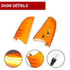 2X Amber LED Side Mirror Signal Lights for Chevrolet Trailblazer (2002–2009)