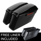 Saddlebag Black Latch Conversion Bracket for Harley Softail Fatboy (1984–2017)
