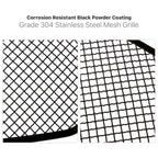 Stainless Black Mesh Grille Insert for Chrysler 300C/300S (2015-2023)