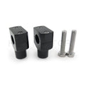 Handlebar Riser Clamp for Motorcycle (Universal, 7/8" 22mm, Black)