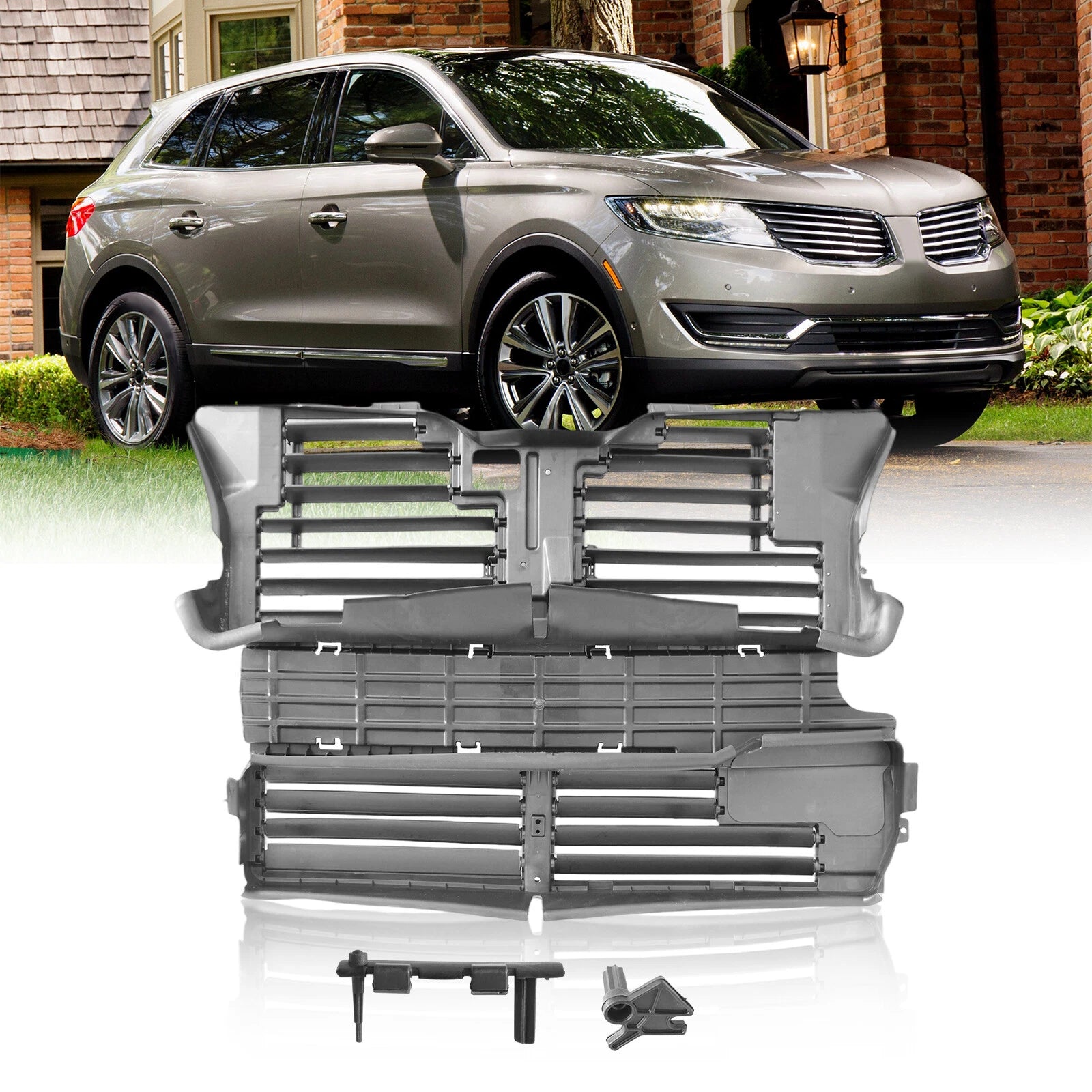 Radiator Grille Shutter Assembly for Lincoln MKX (2015–2018)