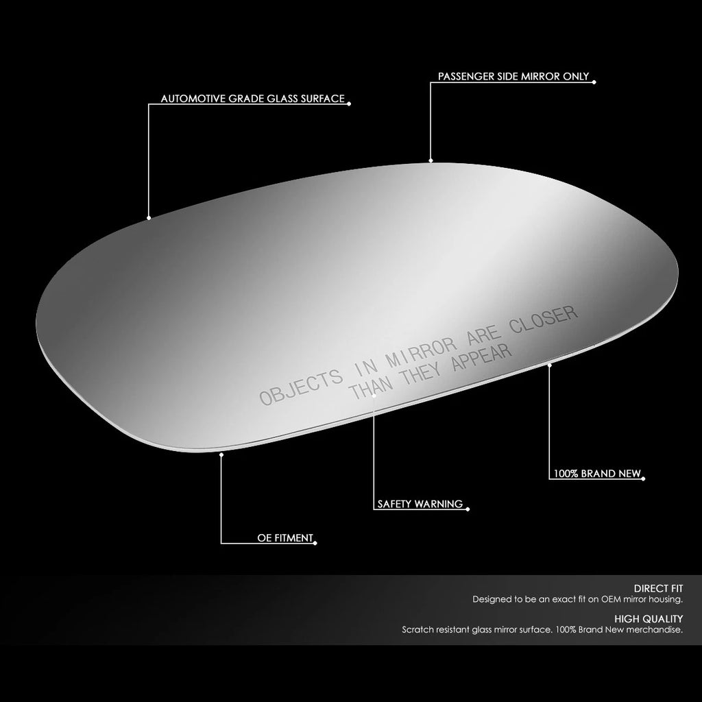 Right Side View Mirror Glass for Ford Taurus/Mercury Sable (2000–2007)