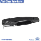 Left Driver Side Black Outside Door Handle for Chevrolet GMC Cadillac (2007–2013)