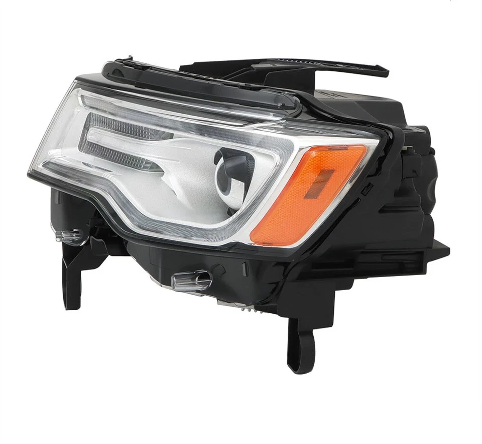 HID/Xenon Headlight for Jeep Grand Cherokee (2019–2021) Chrome Left Driver