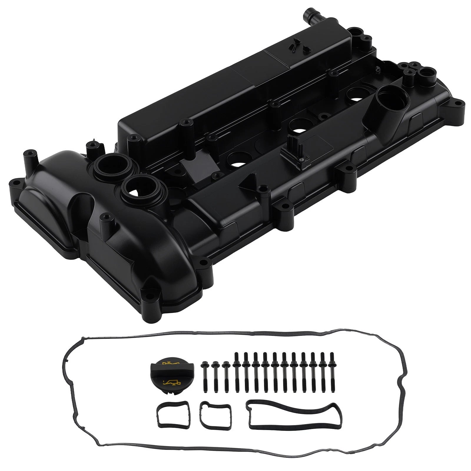 Engine Valve Cover for Ford Edge 2.0L Turbo (2015–2018) Black