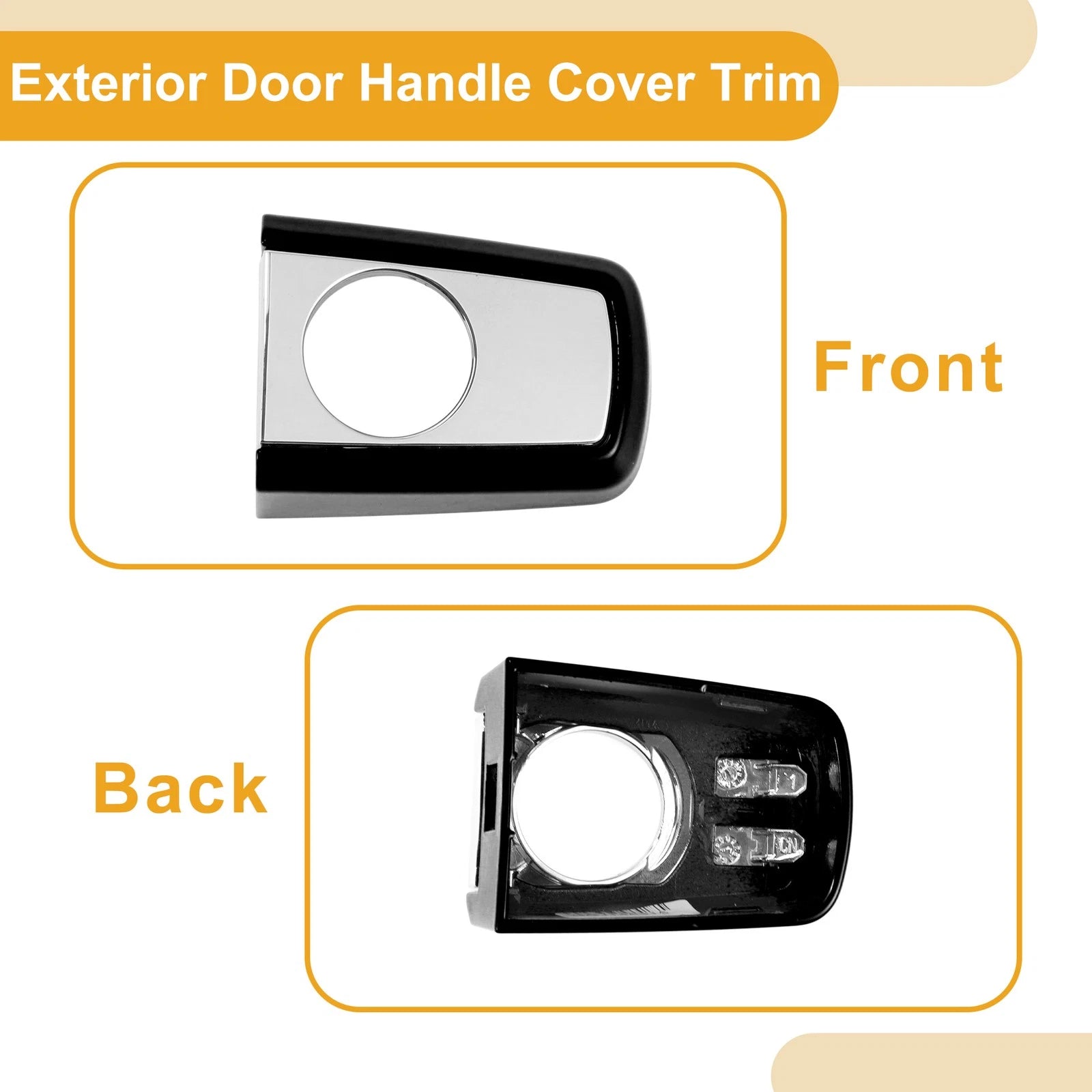 Exterior Door Handle Cover Trim for Buick Regal LaCrosse Encore (2011–2020)
